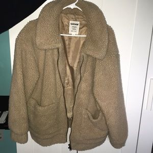 Selling a garage oversized teddy bear jacket
